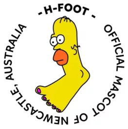 We Chat With the Artist and Vandal Behind H-Foot; the Unofficial, Official Mascot of the City of Newcastle, NSW, Australia.