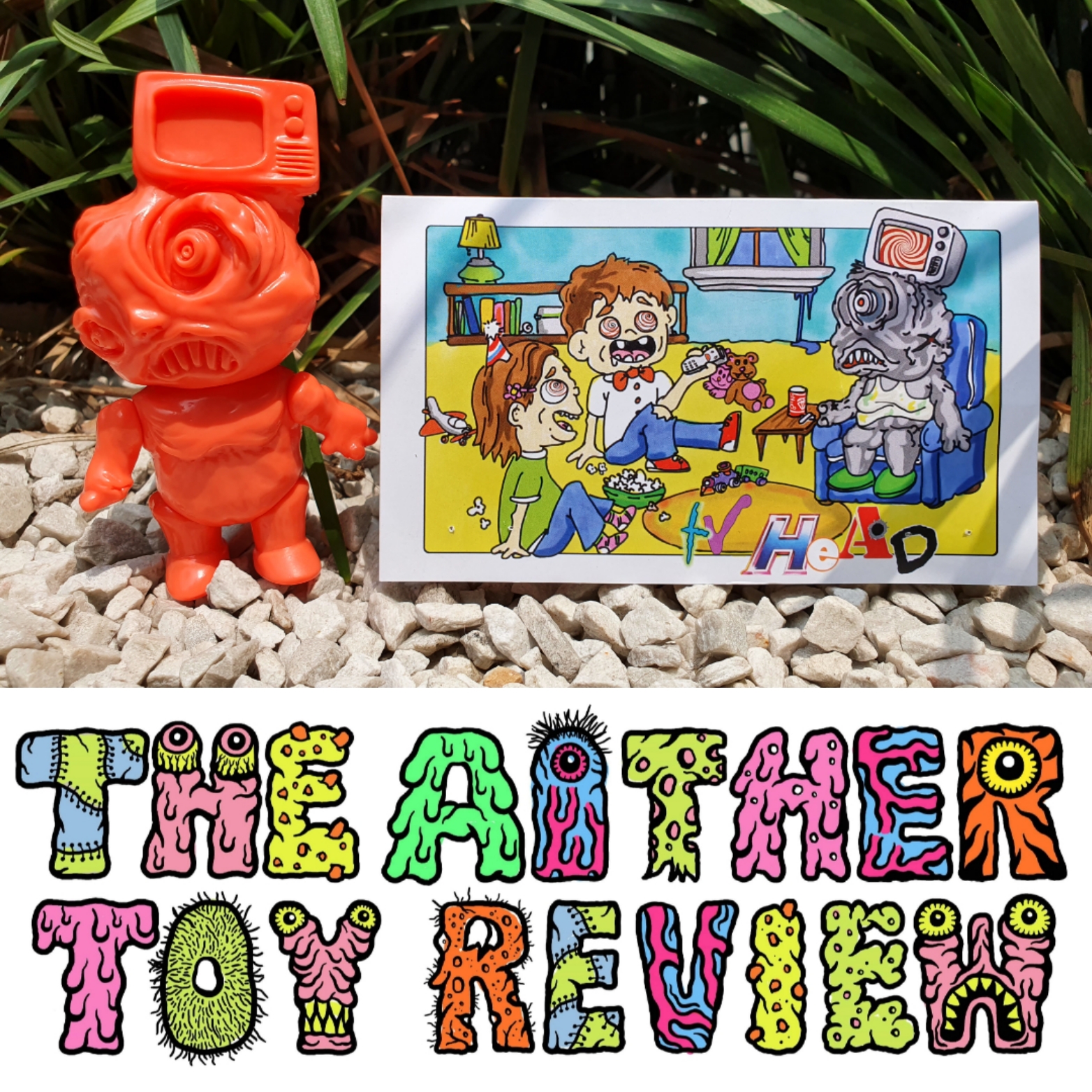 Toy Review – The TV Head Soft Vinyl Figure from BinBizii + his ‘Phobia Toys’ brand.