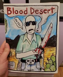 Comic Book Review – ‘Blood Desert Omnibus Vol. 1’ by Adam Yeater aka One Last Day (Collecting Issues 1 To 4 Of The Ongoing Series) [Self Published, 2020]