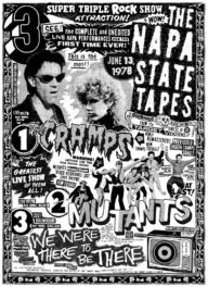 Film Review – The Mutants & The Cramps @ Napa State Psychiatric Hospital, June 13, 1978 b/w Jason Willis & Mike Plante’s 2021 Doco About The Gig, ‘We Were There to be There’ [Grasshopper Film; 2023]